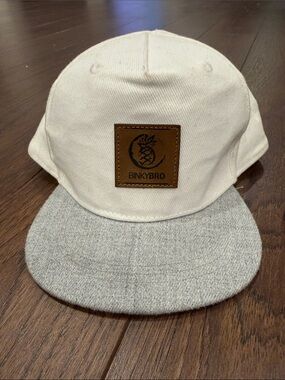 Binky Bro Gray/White Toddler Snapback Hats - C39-128